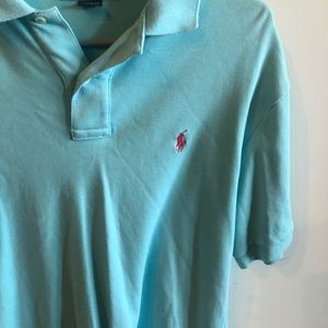 Mens collard polo shirt